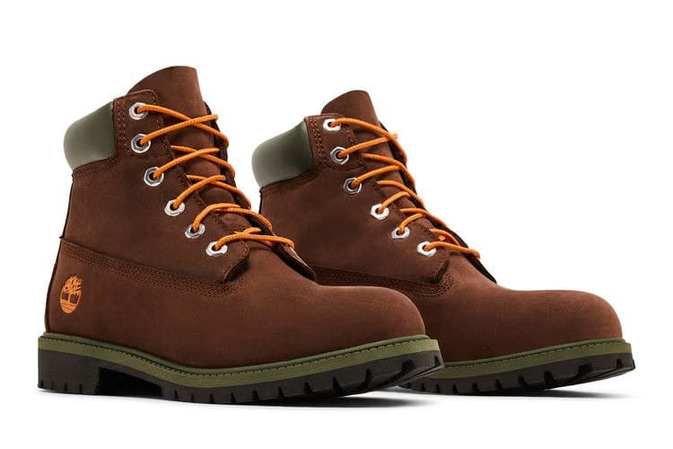 Timberland 6 Inch Premium Boot Junior Dark Brown