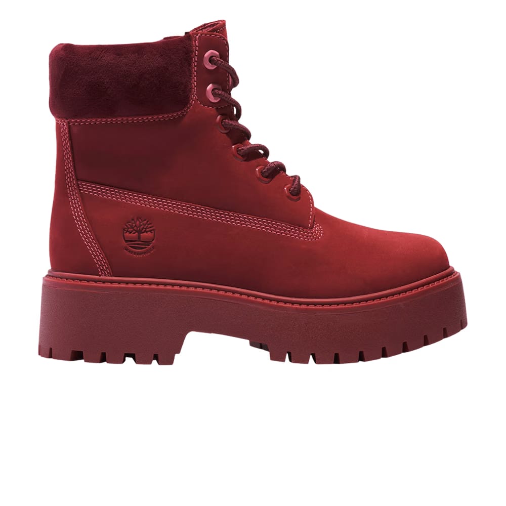 Timberland Wmns Stone Street 6 Inch Premium Waterproof Platform Boot 'Dark Red'