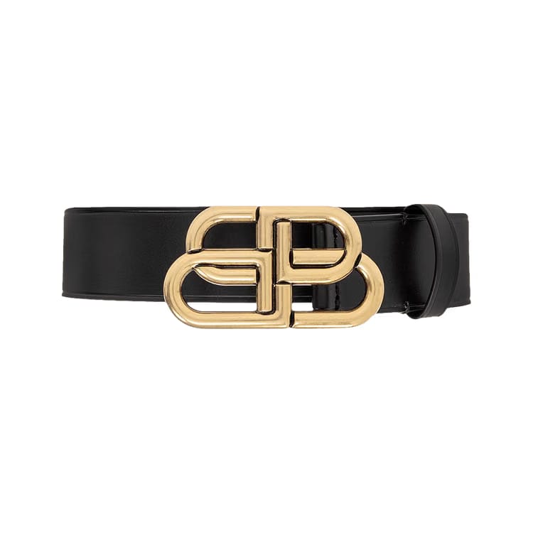 Balenciaga Belt Black/Gold