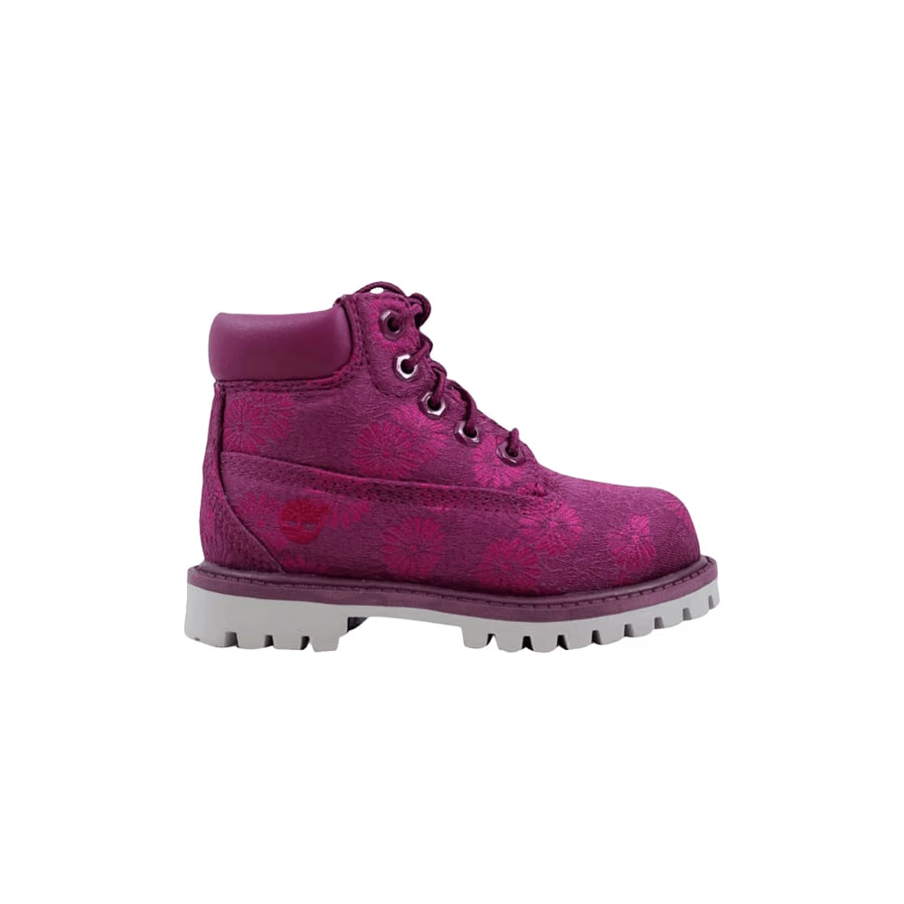 Timberland 6 Inch Classic Toddler Magenta Flora