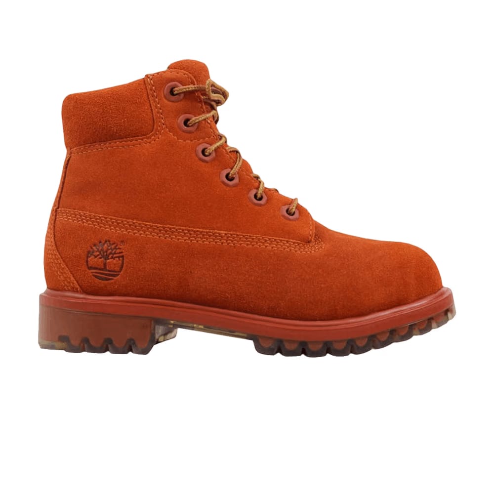 Timberland 6 Inch Premium Suede Junior Dark Rust