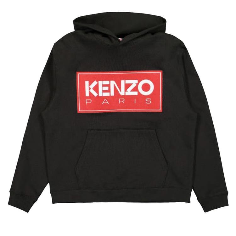 Kenzo Paris Classic Hoodie Black