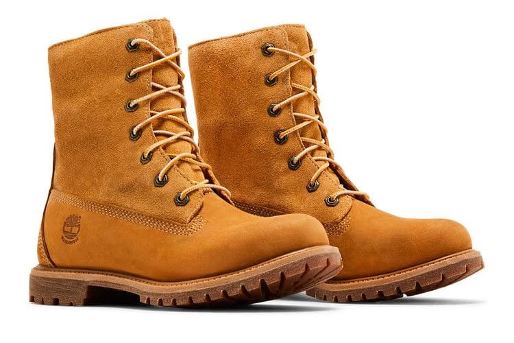 Timberland Wmns Fleece Fold Down Boot 'Wheat'