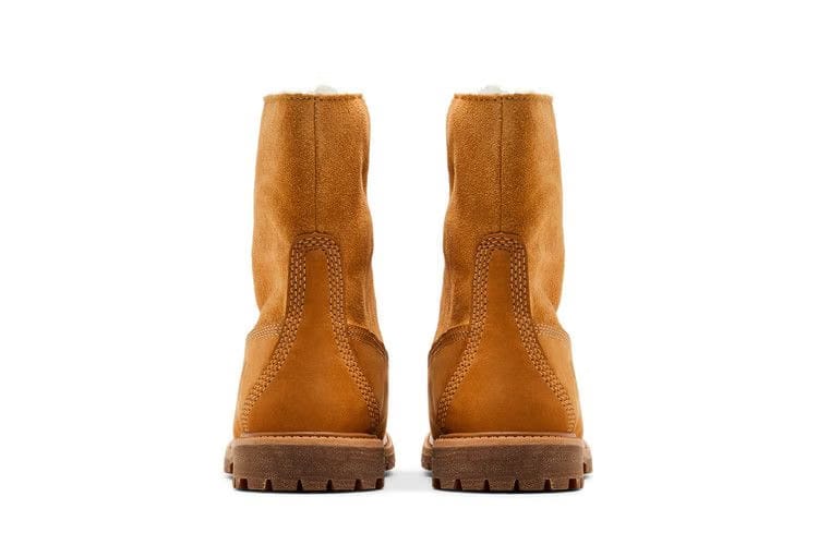 Timberland Wmns Fleece Fold Down Boot 'Wheat'