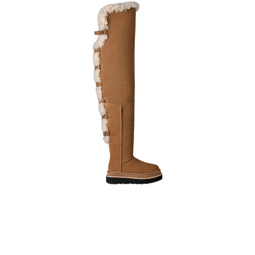 Sacai x UGG Wmns Thigh High Boot 'Chestnut'
