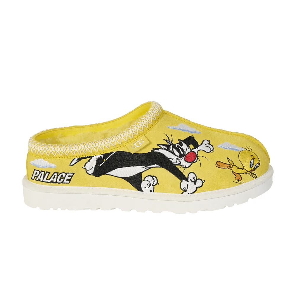 Palace x Looney Tunes x UGG Tasman Slipper Yellow