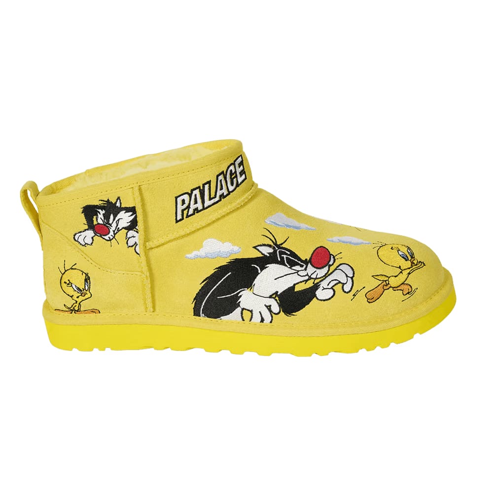 Palace x Looney Tunes x UGG Classic Ultra Mini Boot Yellow