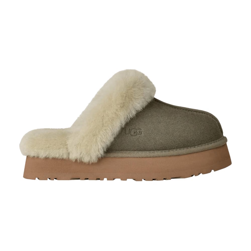 UGG Wmns Disquette Slipper 'Moss Green Muted Brass'
