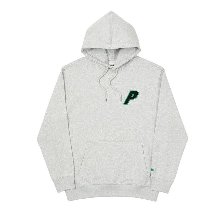 Palace x New Era LA Hoodie Grey Marl