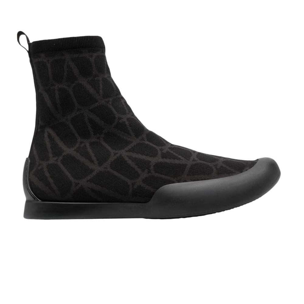 Valentino Toile Iconographe Cityshore Sock Boot Black