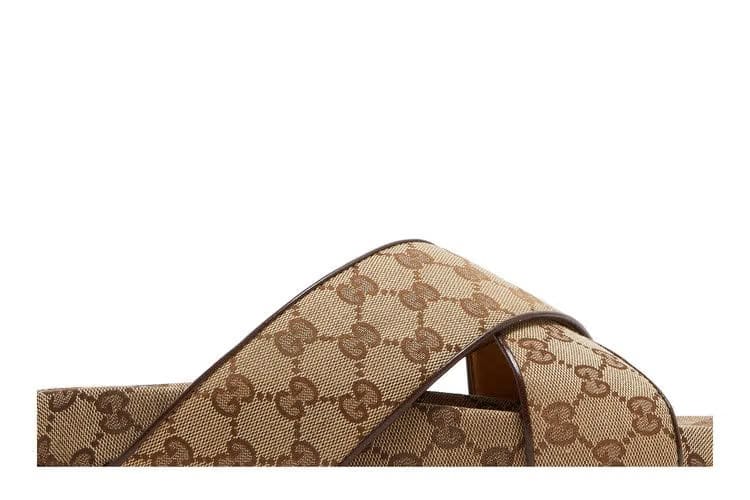 Gucci GG Slide Sandal Beige