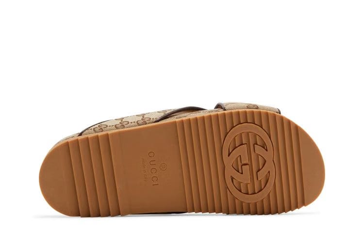 Gucci GG Slide Sandal Beige