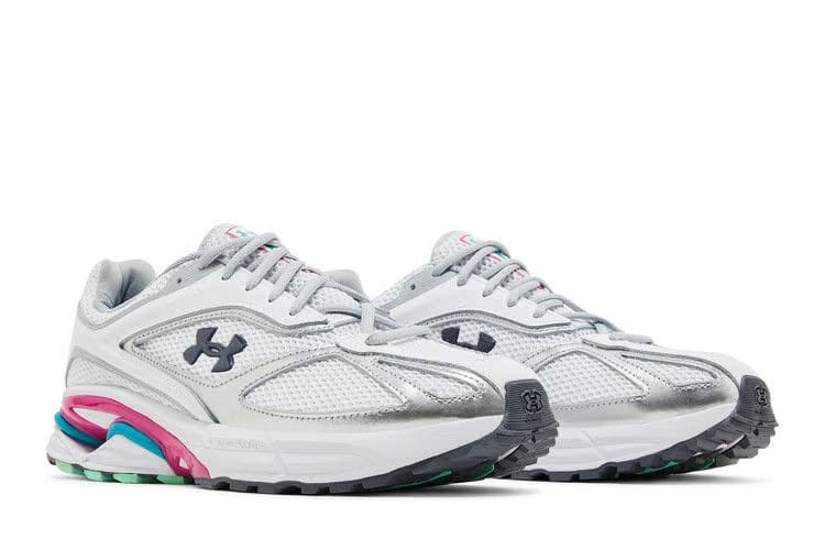 Under Armour Apparition White Castlerock Fuchsia