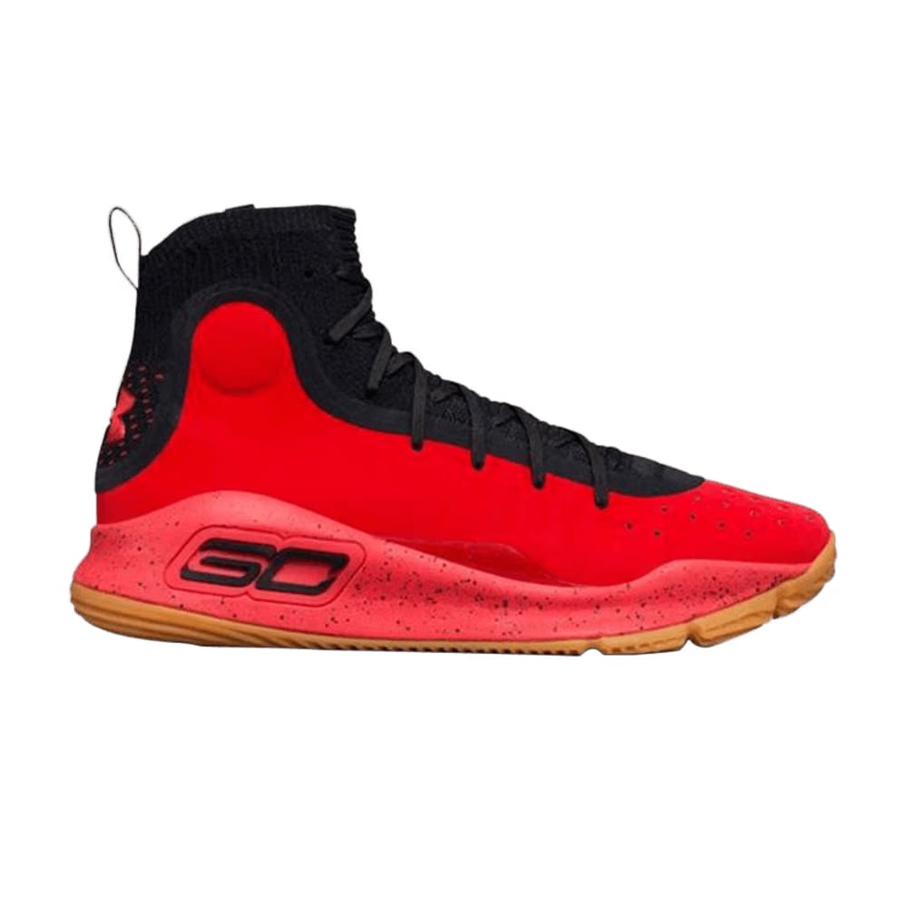 Under Armour Curry 4 Red Black Gum