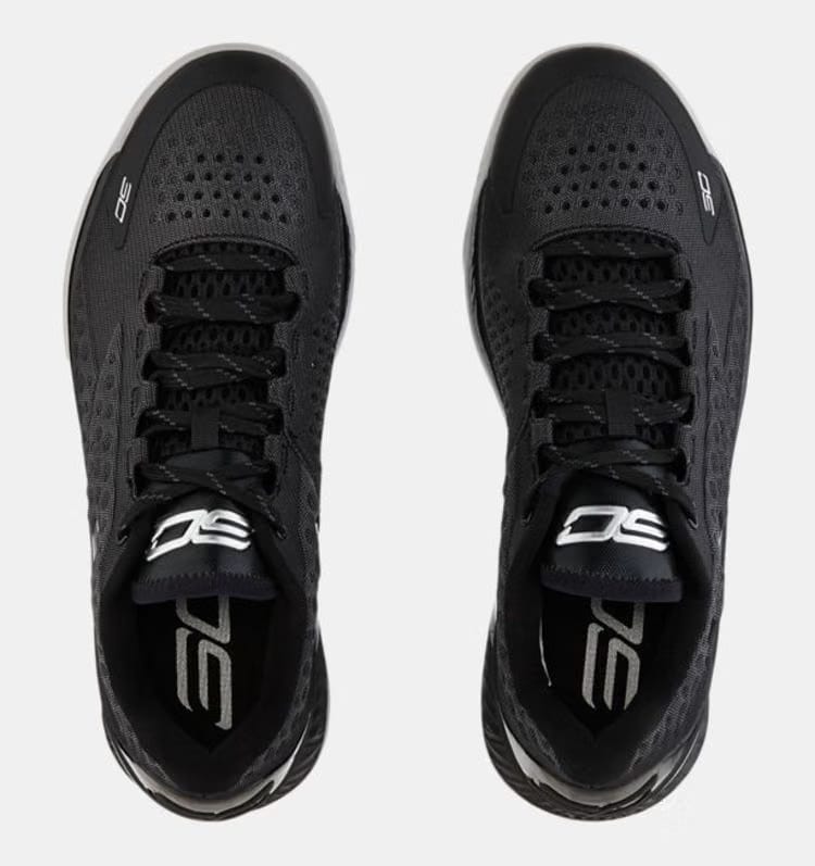 Under Armour Curry 1 Low Black SIlver