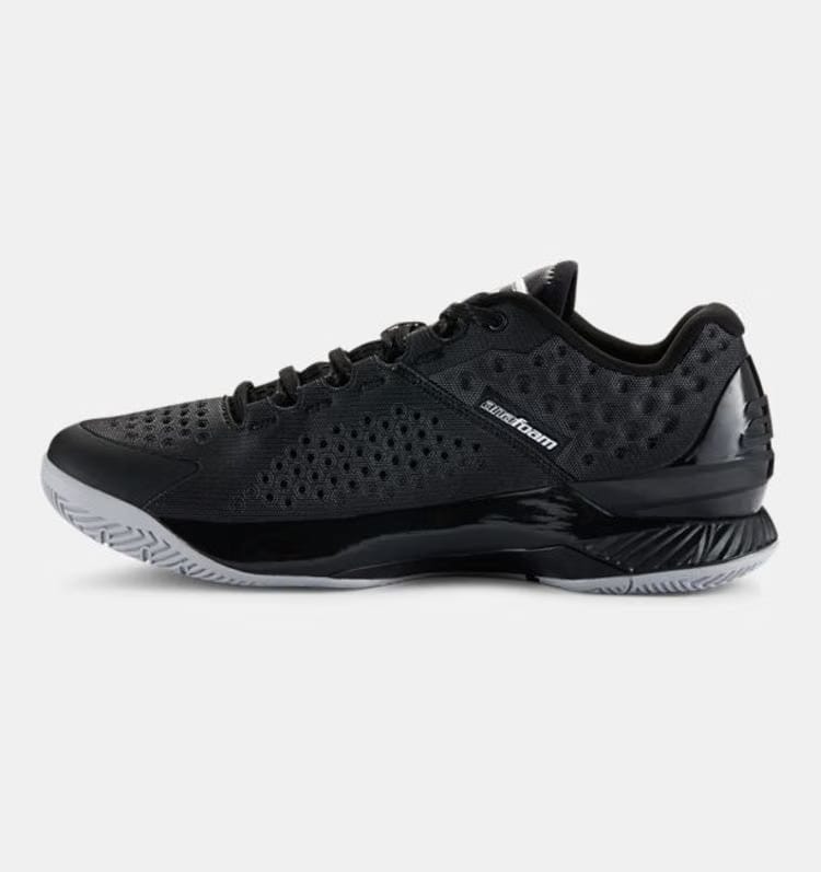 Under Armour Curry 1 Low Black SIlver