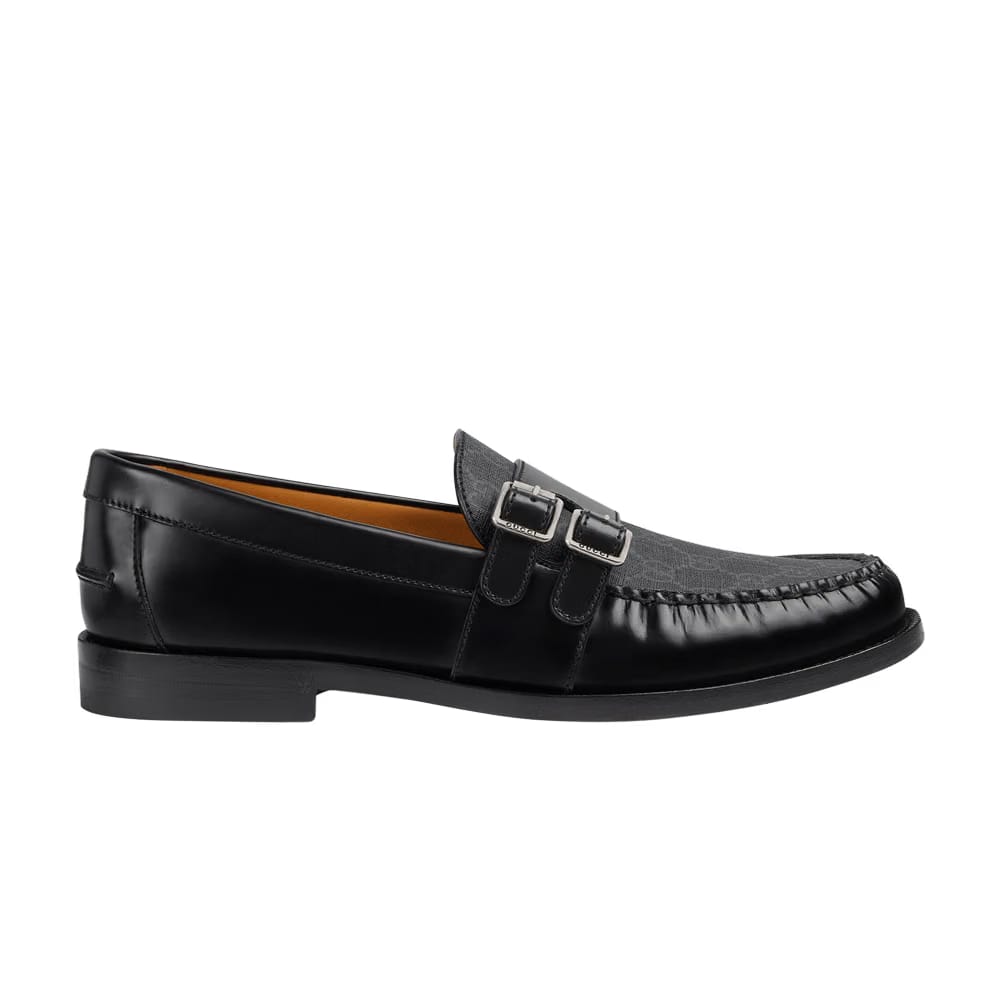 Gucci Buckle Loafer GG Monogram - Black