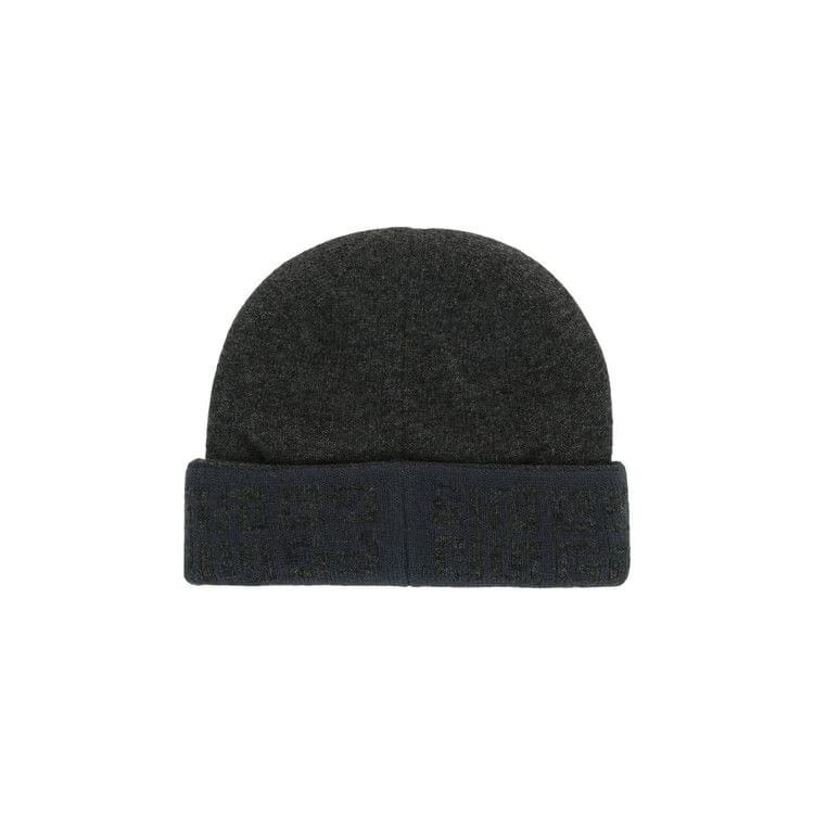 Givenchy 4G Motif Wool Beanie Grey