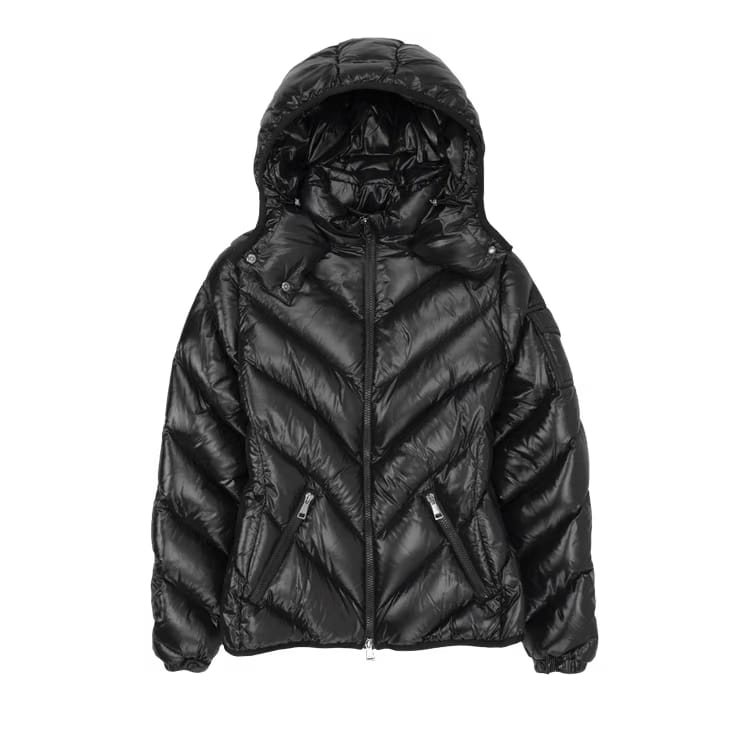 Moncler Brouel Shiny Puffer Jacket Black