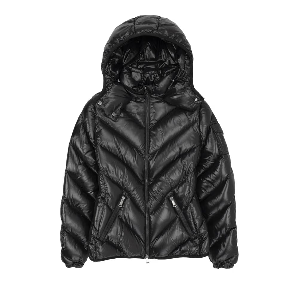 Moncler Brouel Shiny Puffer Jacket Black