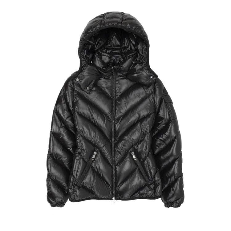 Moncler Brouel Shiny Puffer Jacket Black