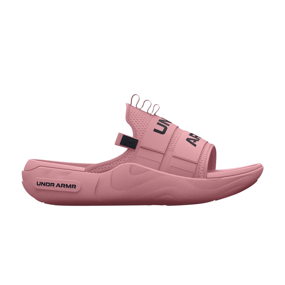 Under Armour Alpha 2.0 Slide Pink Elixir Black