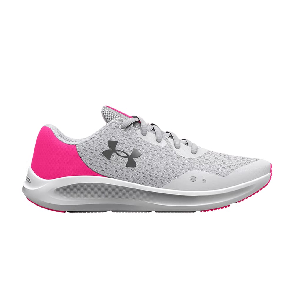 Under Armour Charged Pursuit 3 GS Halo Grey Electro Pink