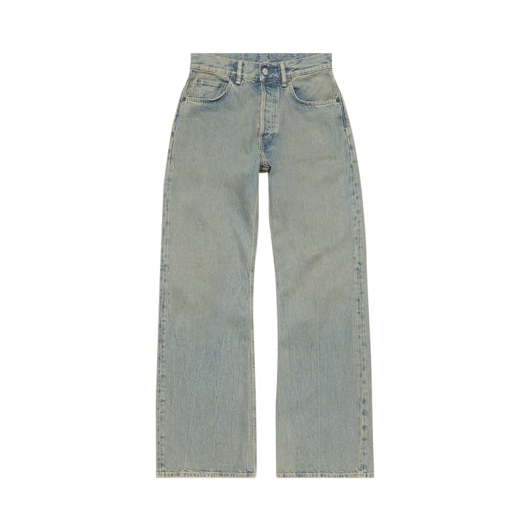 Acne Studios Loose Fit Jeans Blue/Beige