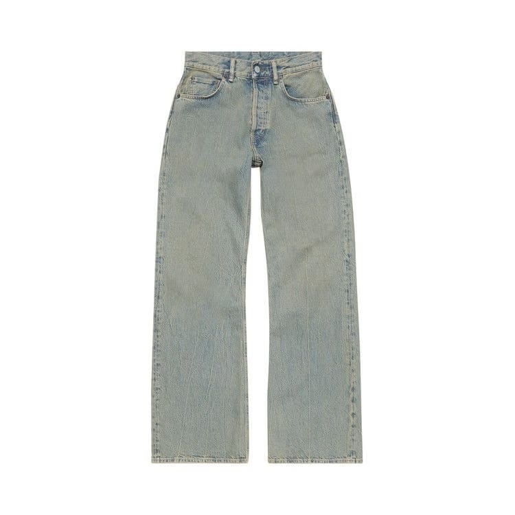 Acne Studios Loose Fit Jeans Blue/Beige