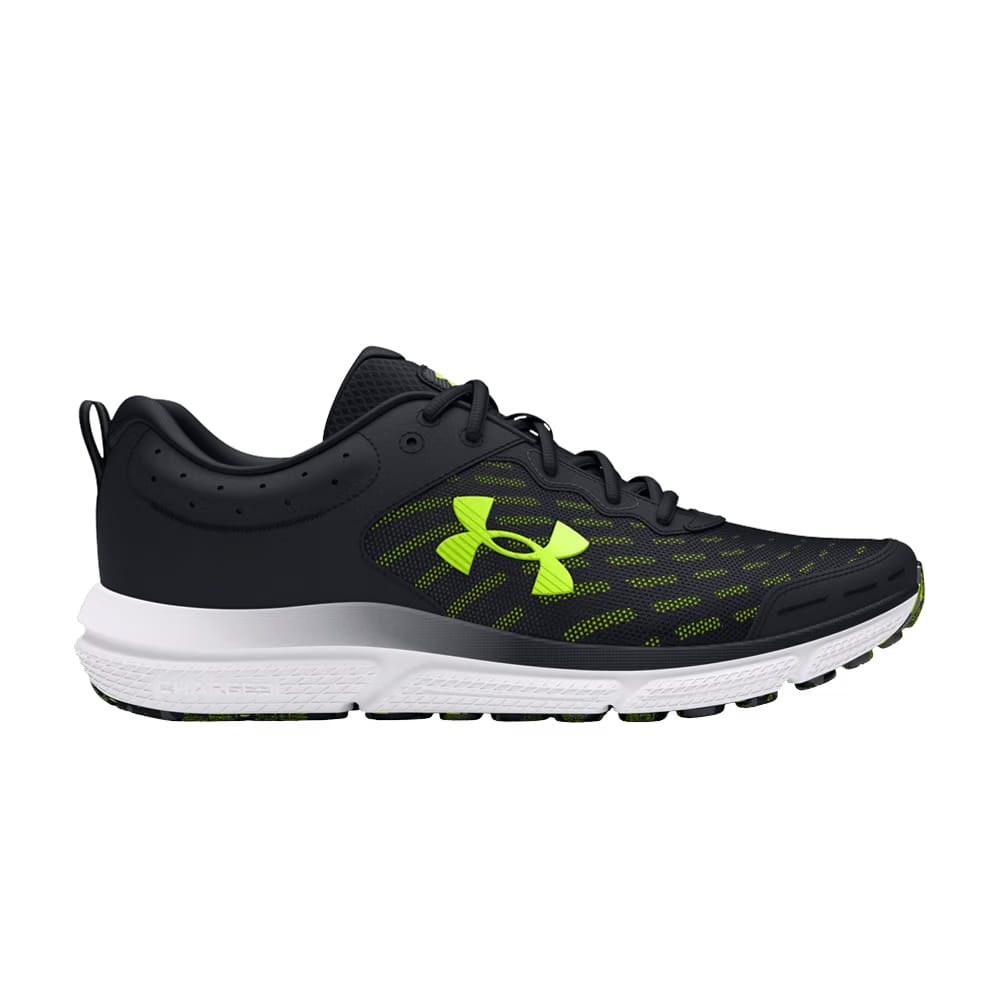 Under Armour Charged Assert 10 Black High Vis Yellow