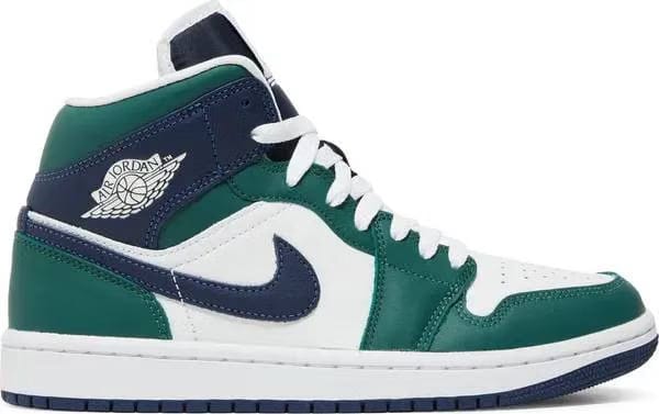 Air Jordan 1 Mid Noble GreenWhite
