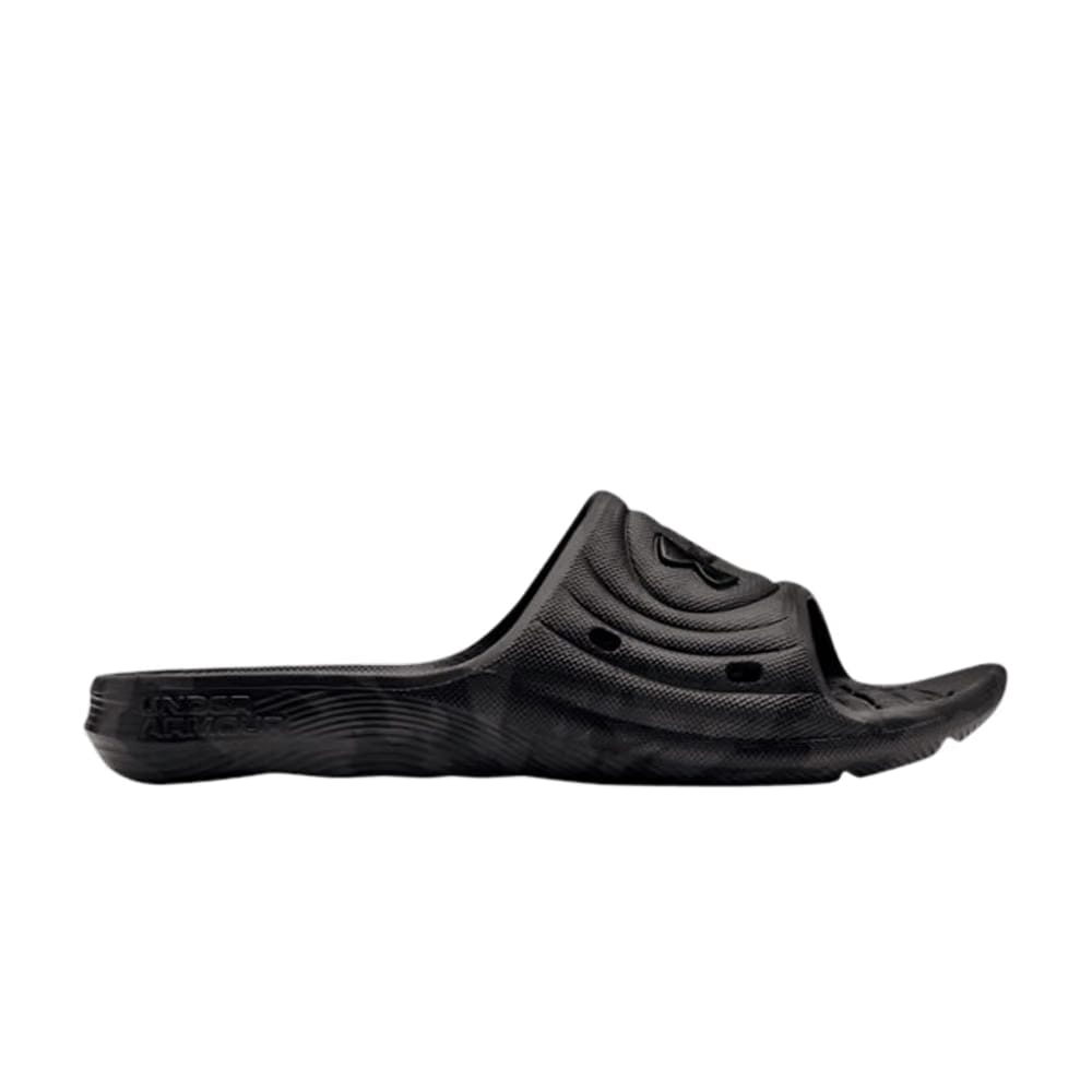 Under Armour Locker Slides Black Jet Grey