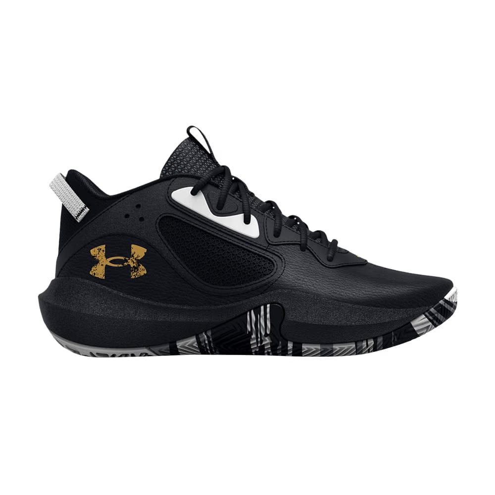 Under Armour Lockdown 6 GS Black Metallic Gold