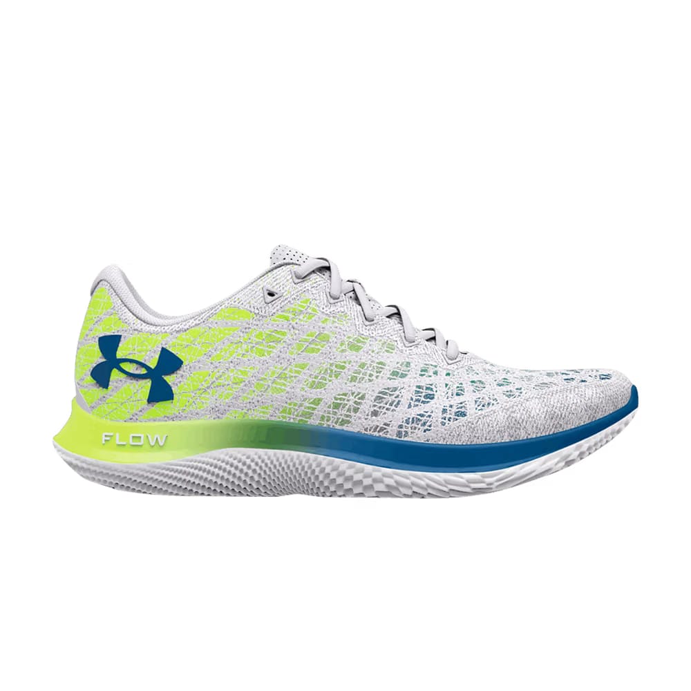 Under Armour Flow Velociti Wind 2 White High Vis Yellow