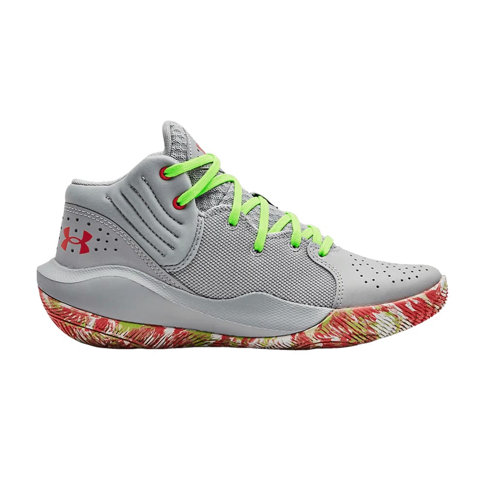 Under Armour Jet '21 GS Mod Grey Quirky Lime Camo