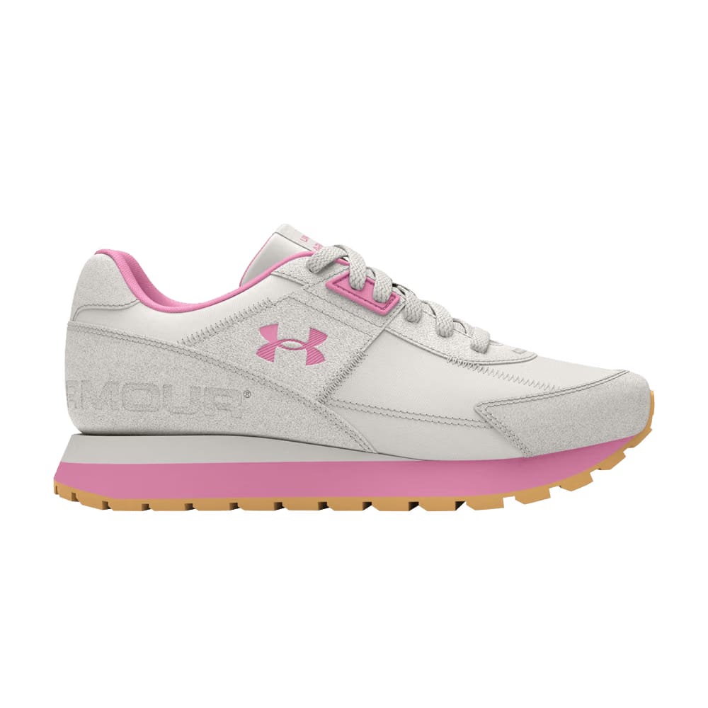 Under Armour Essential Runner GS White Clay Meta Pink