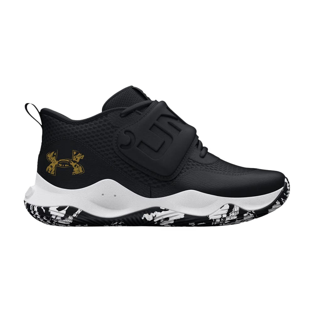 Under Armour Zone BB 2 GS Black Metallic Gold