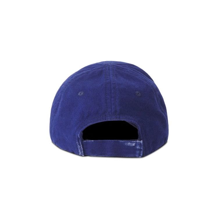 Balenciaga Classic Logo Cap Marine Blue/White