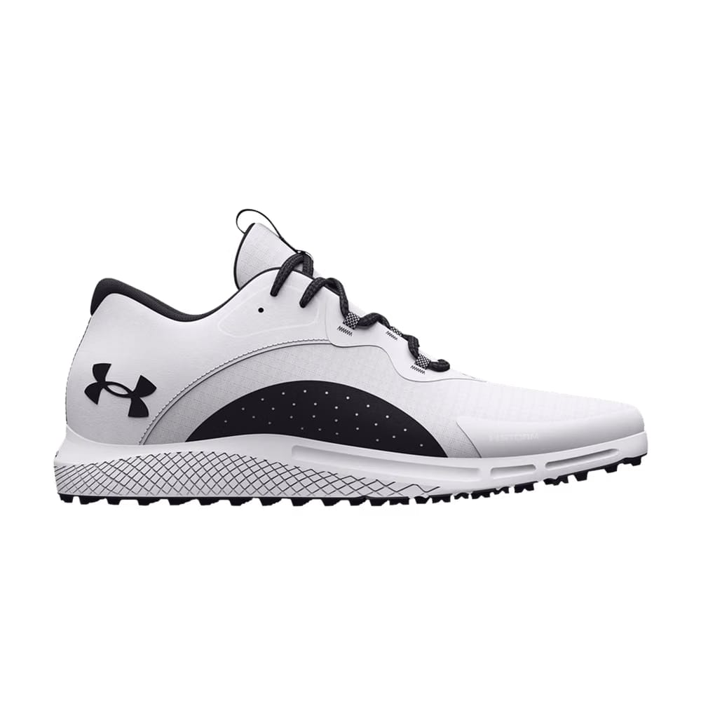 Under Armour Charged Draw 2 Spikeless Golf White Black