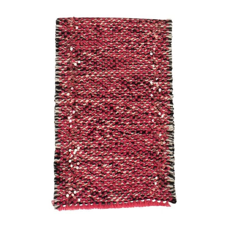 Gucci NY Yankees Patch Tweed Scarf Pink