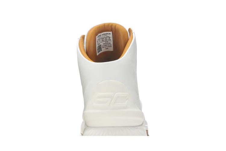 Under Armour Curry 1 Lux Mid Leather White Gum