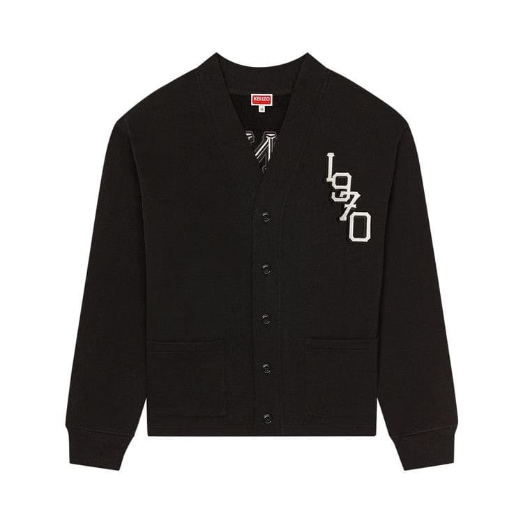 Kenzo Tiger Varsity Classic Cardigan Black