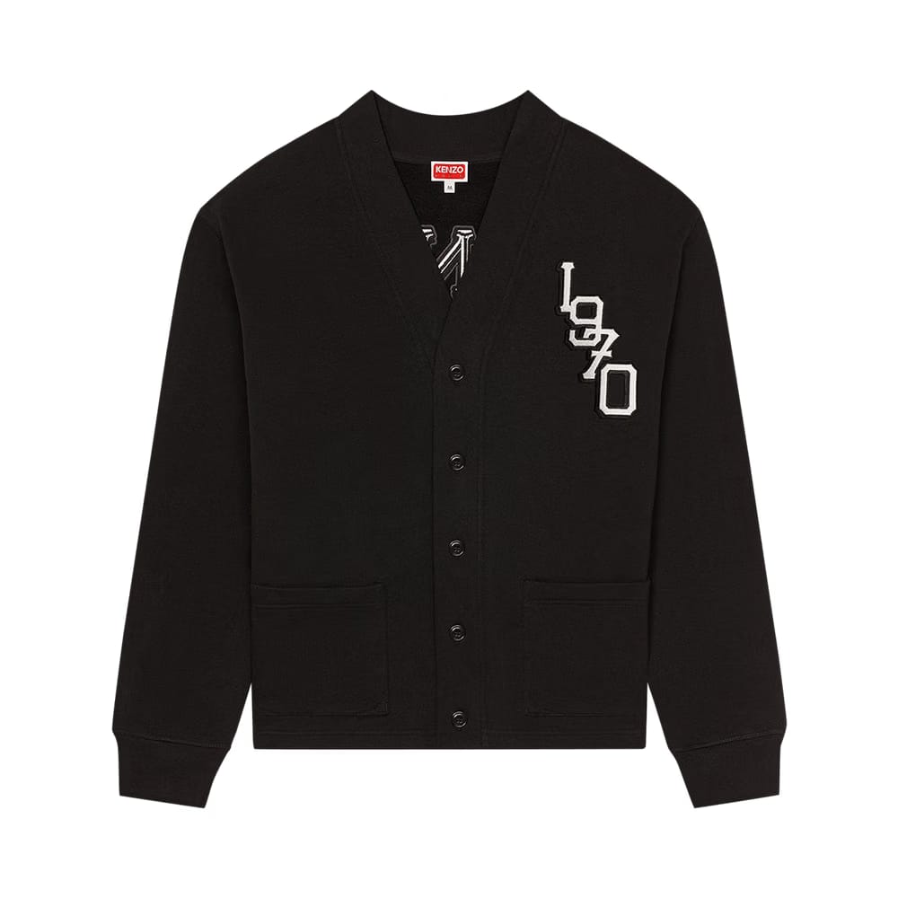 Kenzo Tiger Varsity Classic Cardigan Black