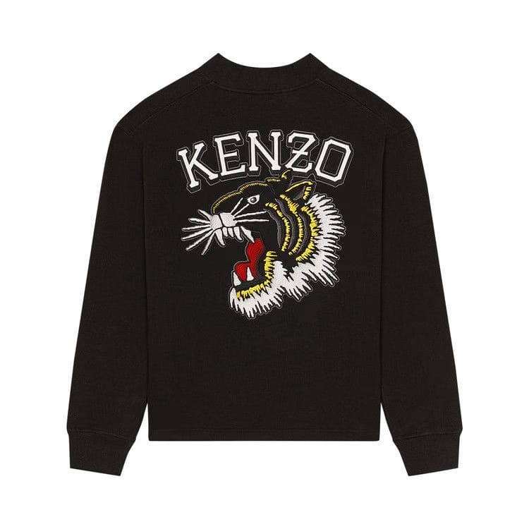 Kenzo Tiger Varsity Classic Cardigan Black