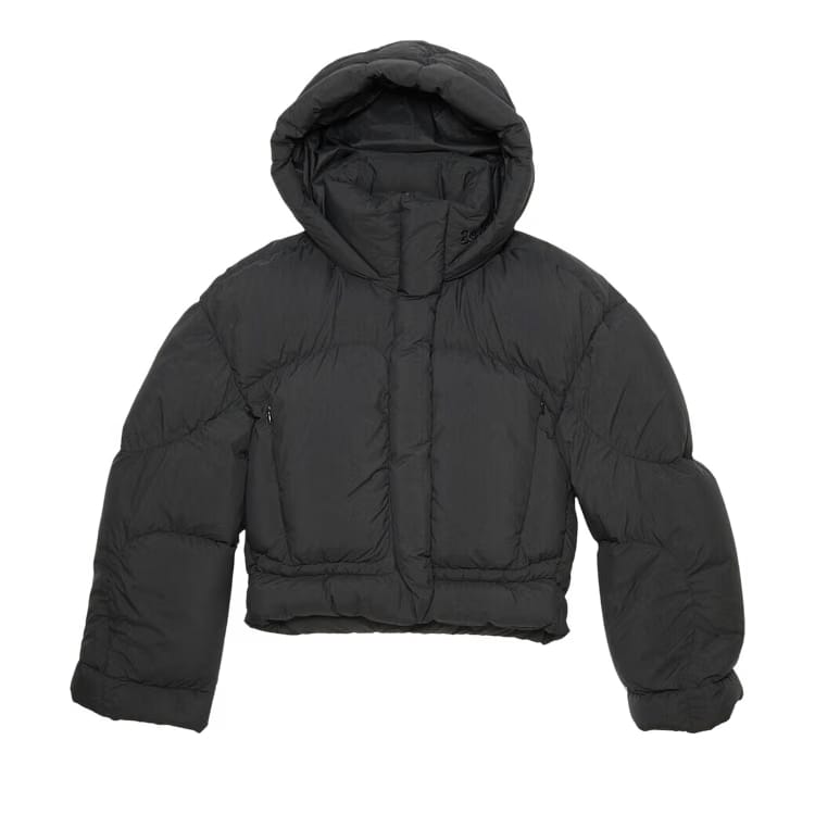 Acne Studios Hooded Puffer Jacket Black