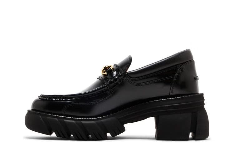 Gucci Wmns Horsebit Lug Sole Loafer 'Black'