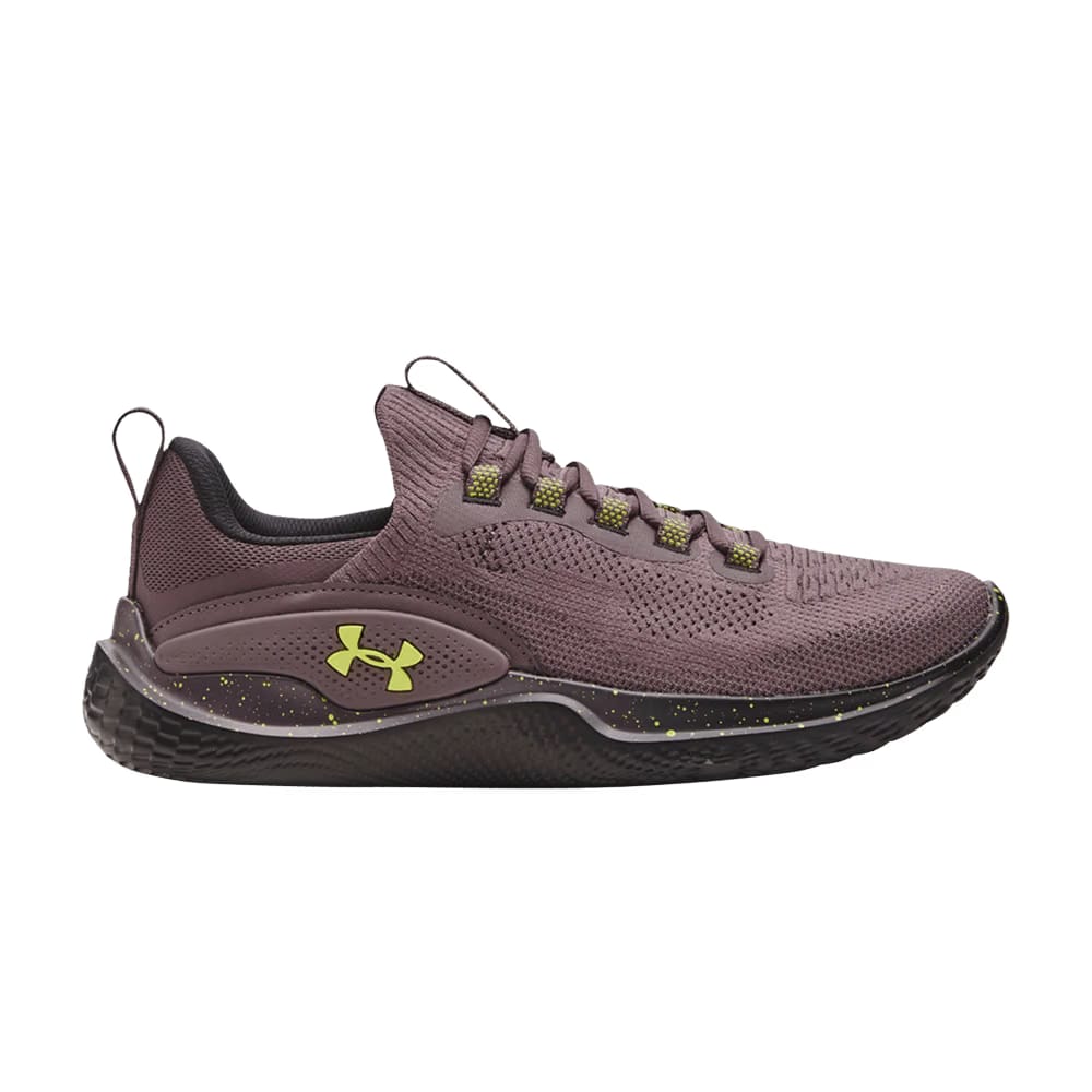 Under Armour Flow Dynamic Ash Taupe Lime Yellow