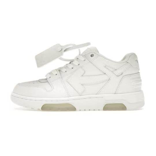 OFF-WHITE OUT OF OFFICE CALF LEATHER TRIPLE WHITE (W)