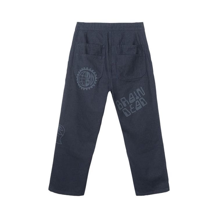 Brain Dead Printed Climber Pant Navy