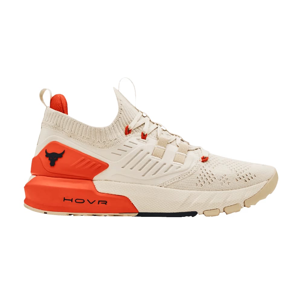 Under Armour Project Rock 3 Summit White Rogue Orange